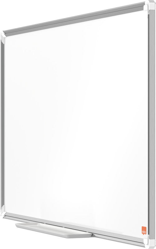 Nobo Whiteboard – 90 × 51 cm, Stahl, magnetisch, Aluminiumrahmen, inkl. Stifteablage, Montagesatz