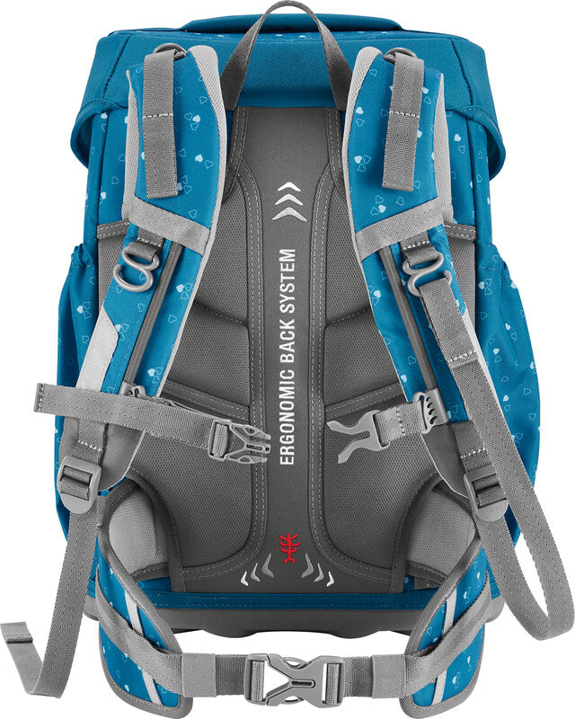 Step by Step Schulrucksack-Set Basis – 4-teilig – Blue Hearts