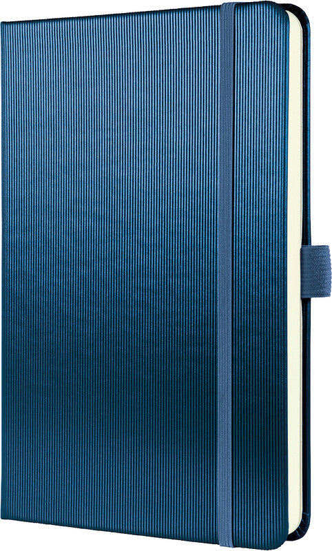 Sigel Notizbuch Conceptum, A5, kariert, Fadenheftung, 194 Seiten, 80 g/m² – blau