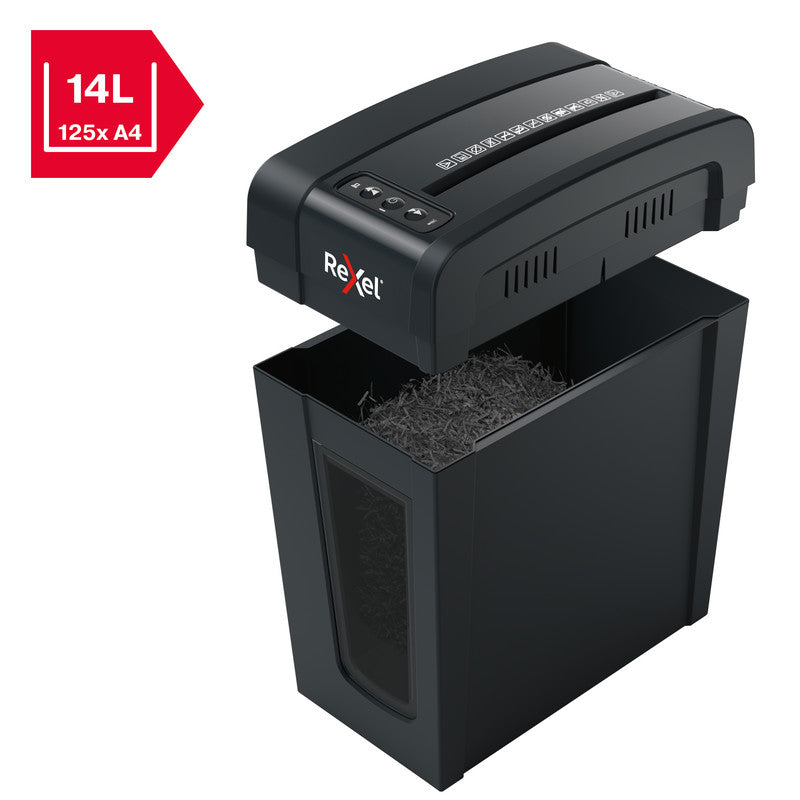 Rexel Secure X8-SL Slimline – Aktenvernichter, DIN P-4, Partikelschnitt 4 × 40 mm, 8 Blatt, 14 l, A4