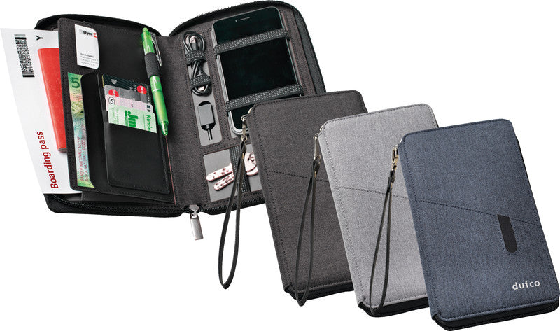 Dufco Tablet-Schutzhülle – Bis 15,2 cm (6"), Anthrazit, Textil
