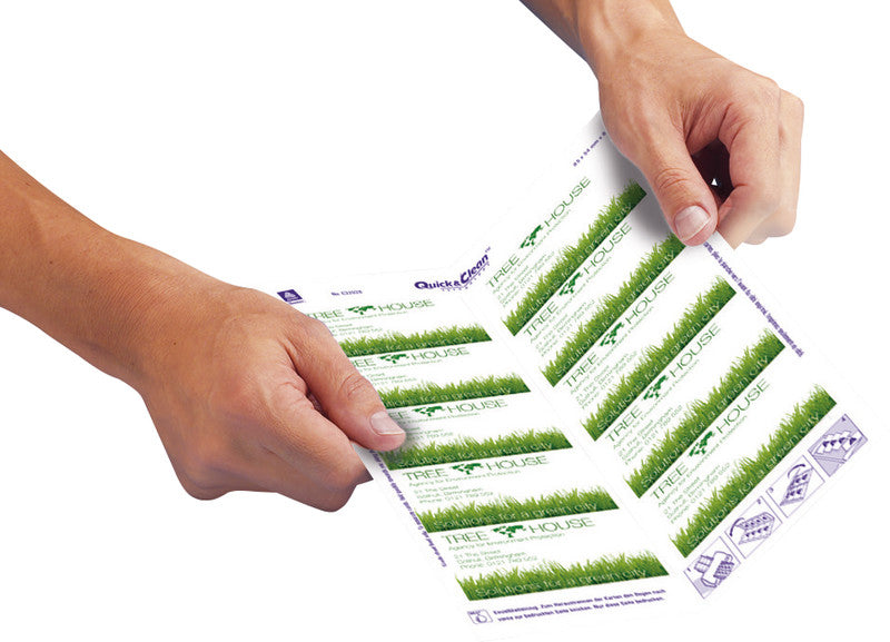 Avery Visitenkarten, 85 × 54 mm – für Laser/Inkjet/Kopierer – A4, 10 pro Blatt – 250 Karten – FSC-zertifiziert