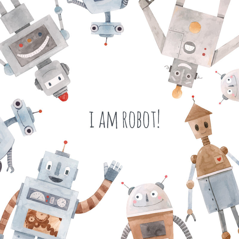 Fasana Servietten I Am Robot – 33 × 33 cm – 3-lagig, Tissue – 20 Stk., FSC