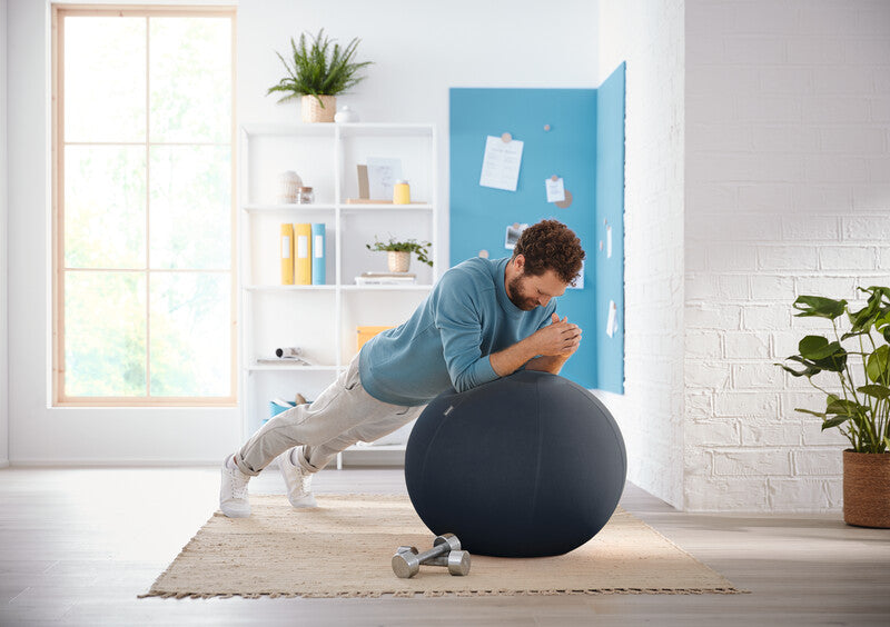 Leitz Sitzball Ergo Cosy Active – Ø 65 cm, samtgrau