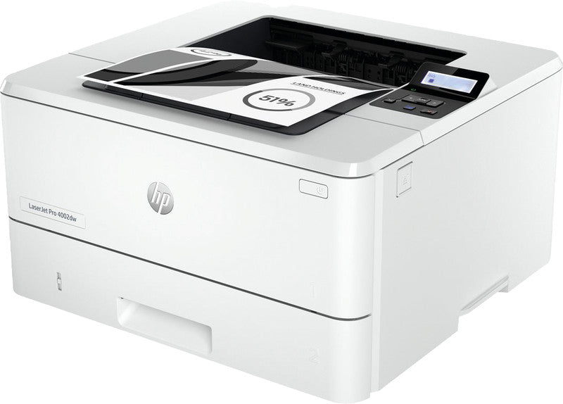 HP LaserJet Pro 4002dw – A4, S/W, Duplex, 33 S./Min., 4800 × 600 dpi, LAN/USB, Papier: 900 Blatt