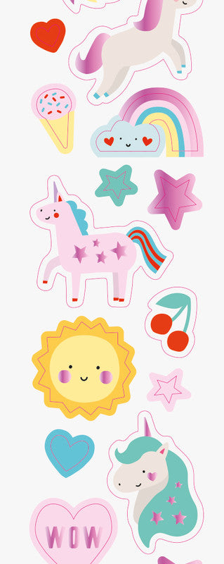 Folia Stickerrolle – 10,5 cm × 4 m – sortiert