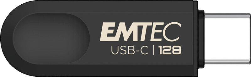 Emtec C280 USB-Stick – 128 GB, USB 3.2, drehbarer Verschluss