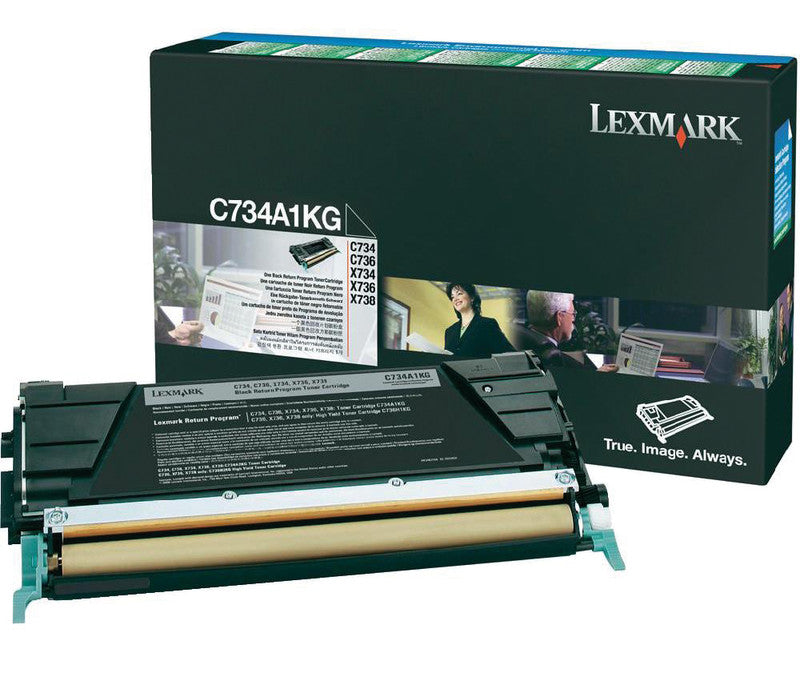 Lexmark Toner – schwarz, 8000 Seiten