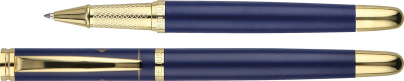Belius Kugelschreiber – Blau, Aluminium