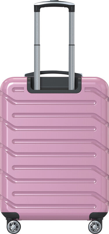 Beckmann Trolley – Hartschale PC/ABS, 4 Doppelrollen, mit TSA, Altrosa, 39 × 55 × 21 cm