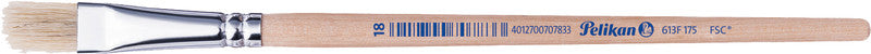 Pelikan Pinsel – braun, Schweinsborsten, Länge 195 mm, FSC-zertifiziert, für Gouache, Farbstifte (u. a.)