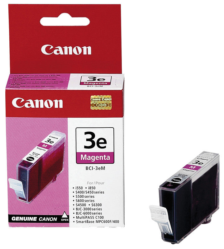 Canon Tintenpatrone BCI-3eM, Magenta, 390 Seiten – für Inkjetdrucker