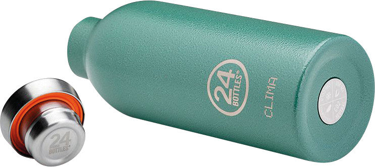 24Bottles Trinkflasche Clima – 5 dl – Edelstahl, isoliert, Schraubverschluss – Moosgrün