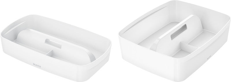 Leitz Einsatz – für MyBox (Klein, Gross), Kunststoff, Weiss, 30,7 × 5,6 × 18,1 cm – 1er-Pack