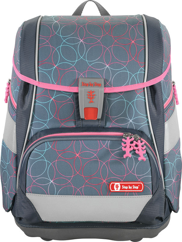Step by Step Schulrucksack-Set 2in1 Plus – 6-teilig – Glitter Heart Hazle