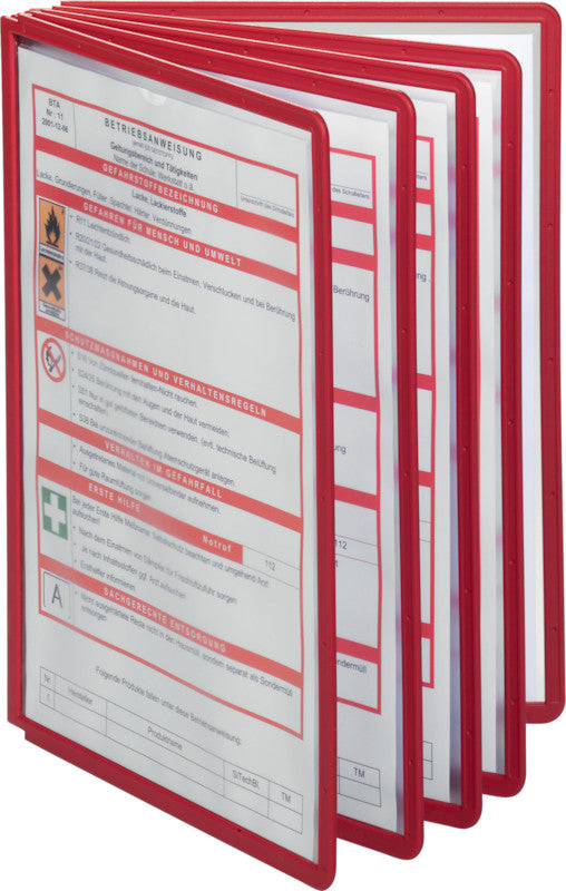 Durable Sichttafel – für A4 – Kunststoff, transparent, 238 × 320 × 4,15 mm