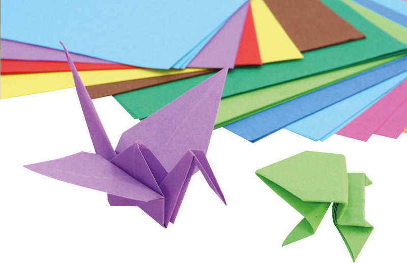 Folia Basic Faltblätter Mix – 200 × 200 mm – 70 g/m² – sortiert – 100 Blatt