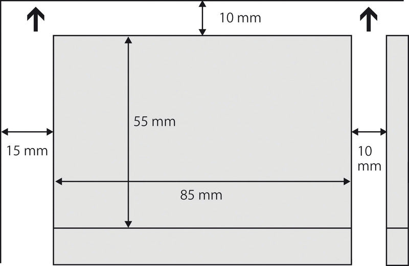 Sigel Visitenkarten, 85 × 55 mm – für Laser/Inkjet/Kopierer – A4, 10 pro Blatt – 100 Karten – FSC-zertifiziert