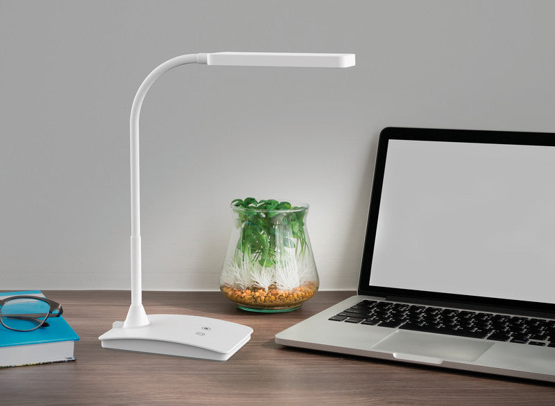 MAUL LED-Tischleuchte Pearly Colour Vario – 3-stufig dimmbar, Touchfeld – 3000–6500 K – 616 lm 5 W