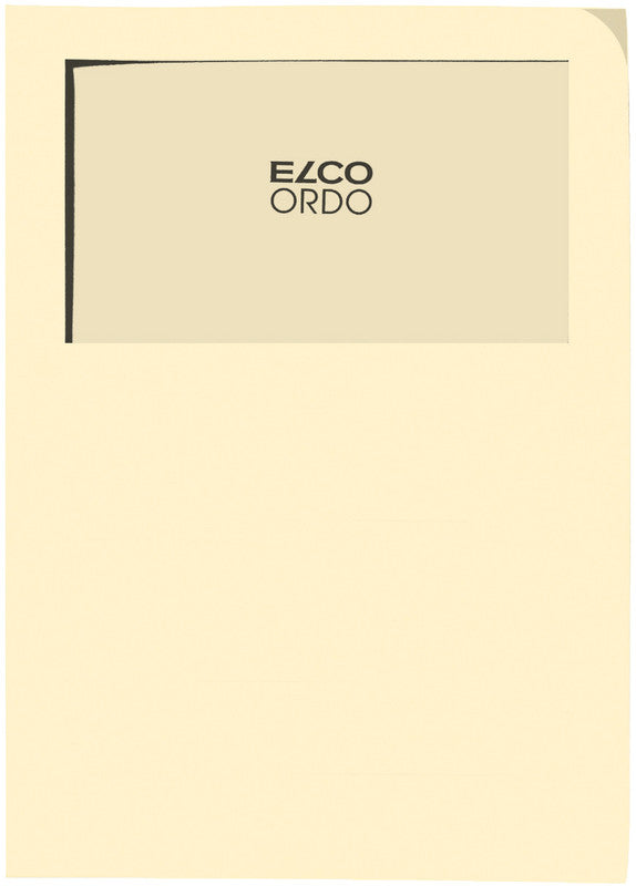 Elco Sichtmappe A4 – 100 Hüllen, Hellchamois, Papier
