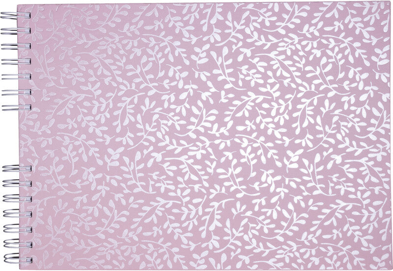 Exacompta Fotobuch Autentik – 320 × 220 mm, rosa, mit Spiralbindung, Karton