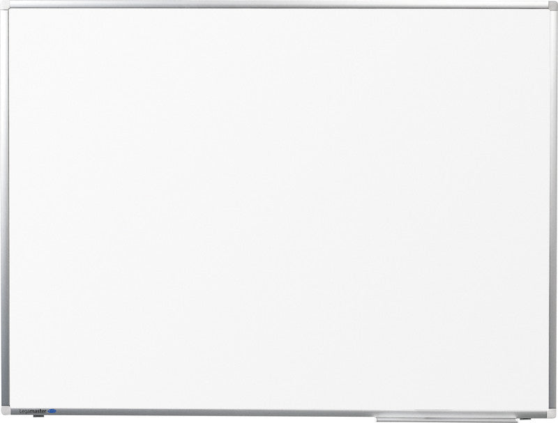Legamaster Whiteboard – 120 × 90 cm, Emaille, magnetisch, Aluminiumrahmen, Wandmontage, inkl. Stifteablage