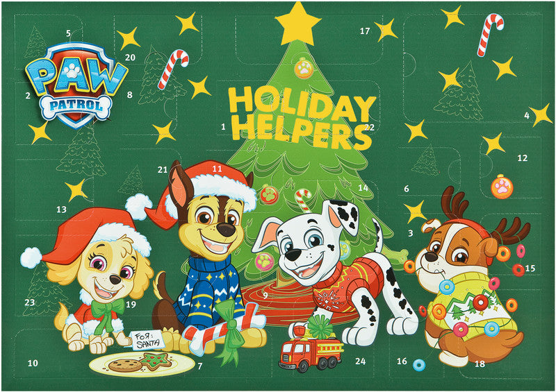 Noname Holiday Helpers Adventskalender Paw Patrol – 42 × 30 × 3 cm