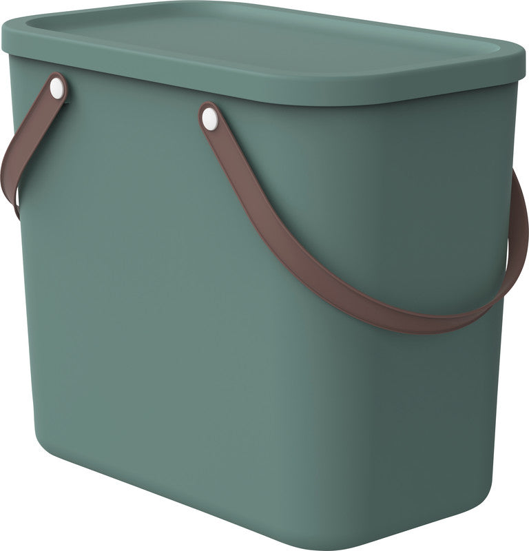 Rotho Aufbewahrungsbox – Kunststoff, Mistelgrün, 23,5 × 34 × 40 cm