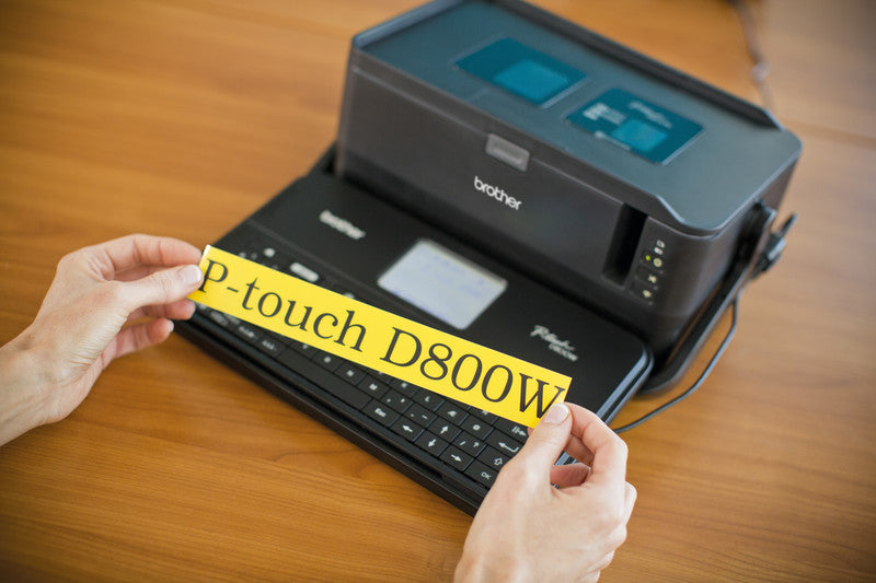 Brother P-touch D800W – Beschriftungsgerät, für TZe-Bänder 3,5–36 mm, USB, WLAN