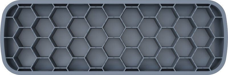Fellowes Maus-Handgelenkauflage – Breyta kompakt – für Maus – HEX-Cushion, antimikrobiell – 180×60×17,5 mm