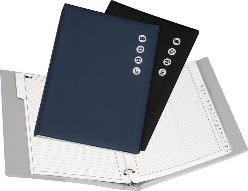 Biella Tel-Rex Agenda – 13,8 × 22,0 cm, schwarz