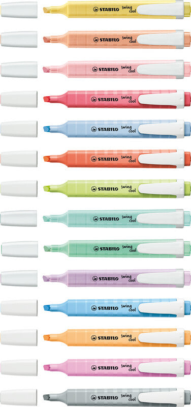 STABILO Textmarker Minze – Keilspitze, 1–4 mm