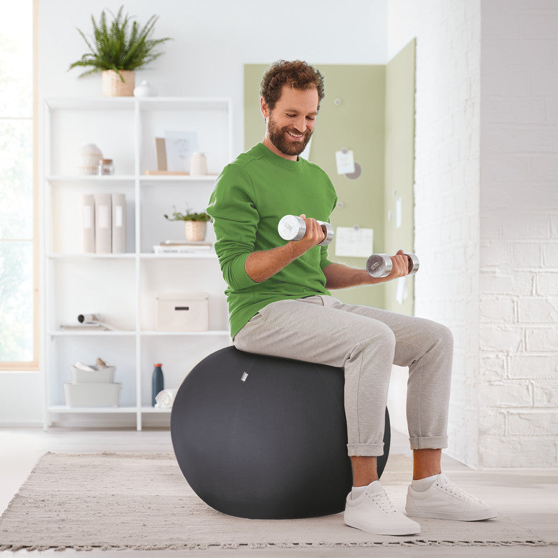 Leitz Sitzball Ergo Active – Ø 65 cm, dunkelgrau