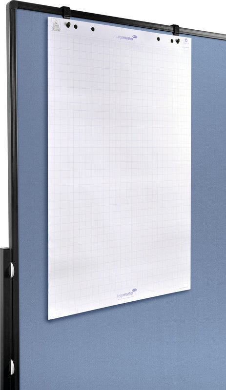 Legamaster Pinnwand – Filz, Alurahmen – 120 × 150 cm, Blaugrau