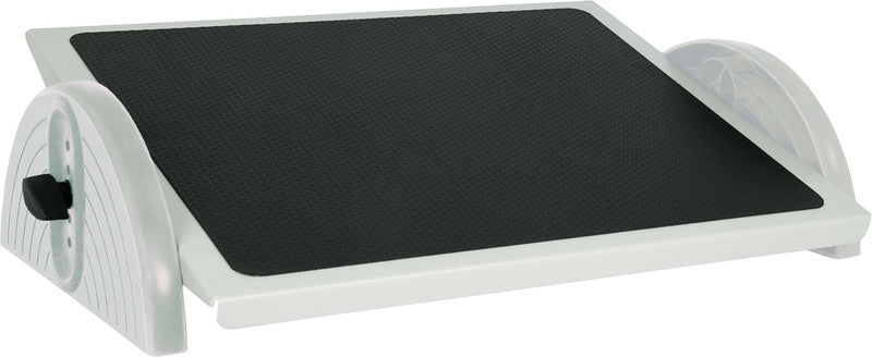 Wedo Fussstütze Relax Steel – 46 × 35 cm, Stahlblech, Lichtgrau