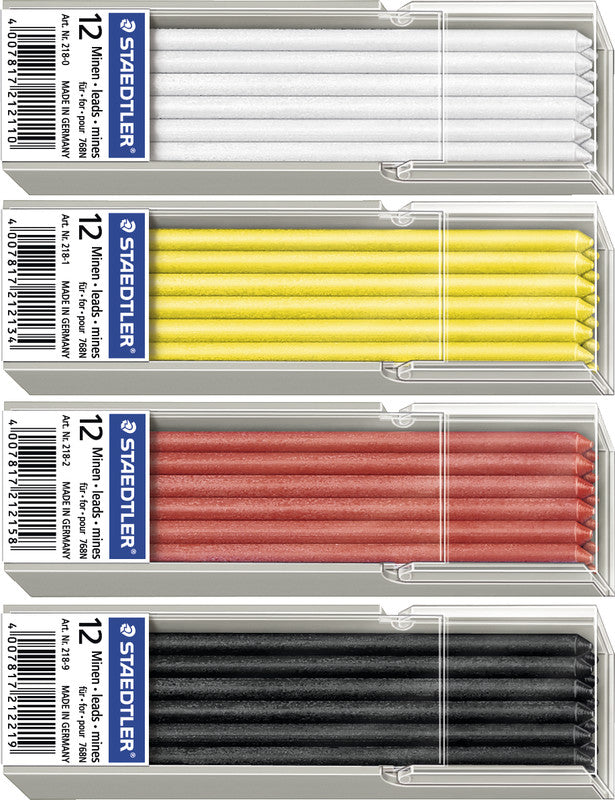 Staedtler Nachfüllung für Lumocolor Omnichrom 768 Marker – Gelb, 3 mm, 12 Stk.