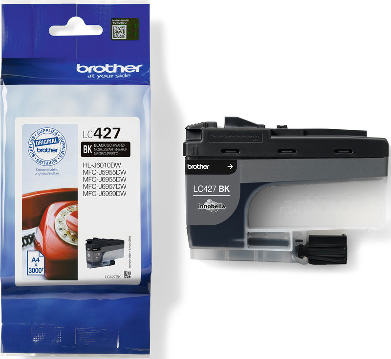 Brother Tintenpatrone, schwarz – für Inkjetdrucker/Multifunktionsgeräte