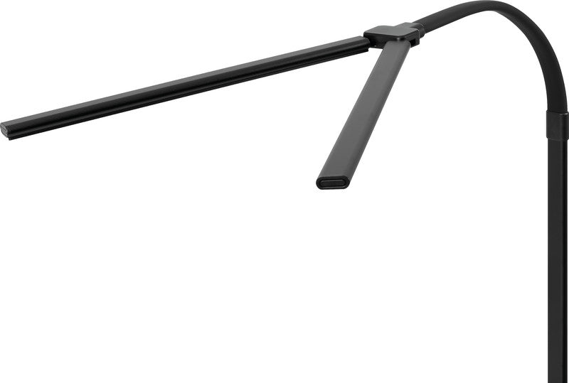 Hansa Nova Bildschirmleuchte – 3000–6500 K, dimmbar, für 65 mm Klemmweite, 80 cm, schwarz