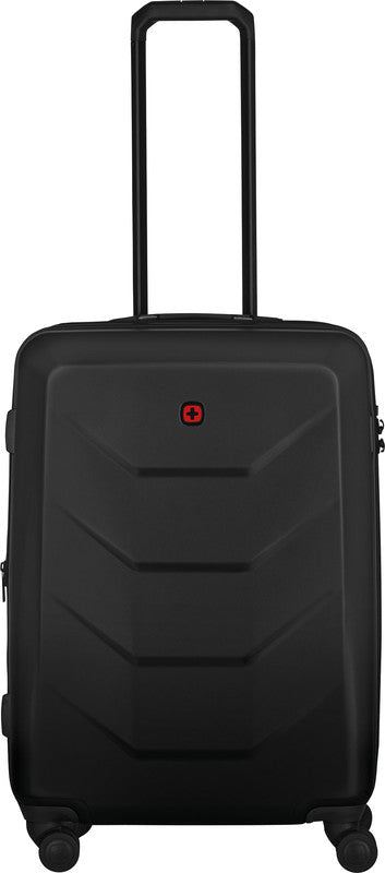 Wenger/SwissGear Wenger Handgepäck-Trolley Prymo – 59 l, Hartschale PC/ABS, 4 Doppelrollen, mit TSA, Schwarz, 45 × 65 × 26 cm