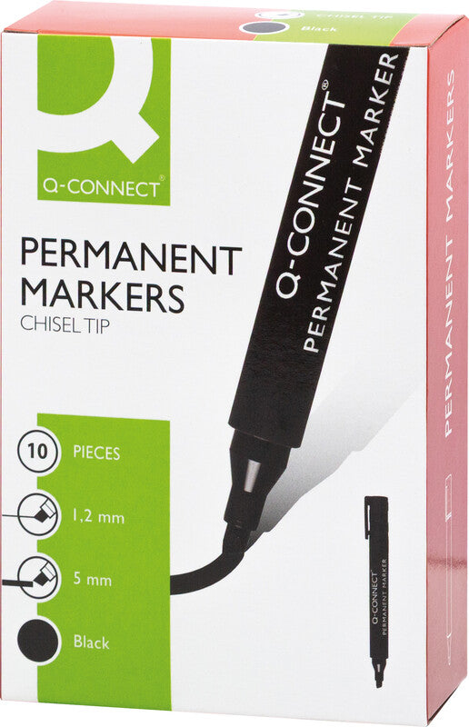 Q-Connect Permanent-Marker – Schwarz