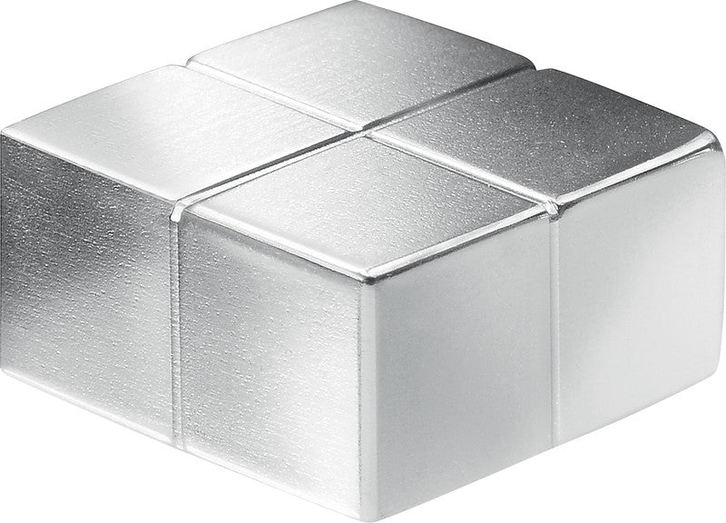 Sigel Magnetwürfel – silber, 20 × 10 × 20 mm, 4 Stück
