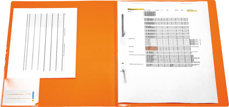 HERMA Schnellhefter – A4, PP, Neonorange