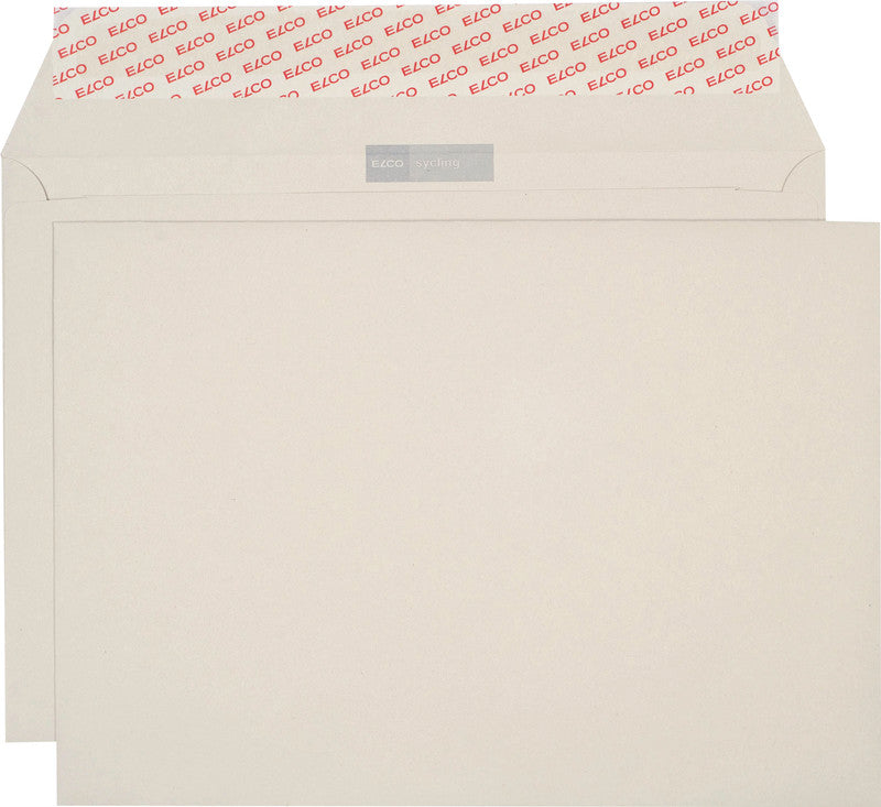 Elco Couvert C4 (324 × 229 mm), ohne Fenster, selbstklebend (Optifix), grau, 120 g/m², Papier – 250 Stk.