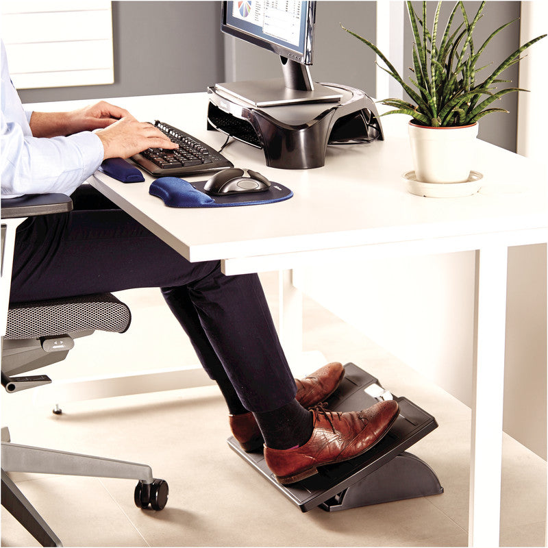 Fellowes Fussstütze Office Suites Microban – 44,4 × 33,3 × 11,1 cm, schwarz