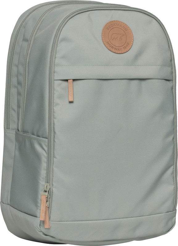 Beckmann Urban Rucksack – Soft Grün – 30,0×48,0×22,0 cm – Recycelte Materialien