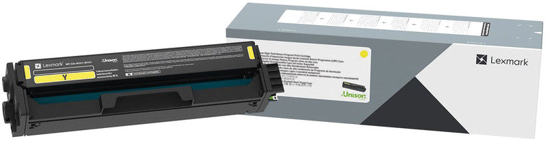 Lexmark Toner – gelb, 2500 Seiten – für Farb-Laserdrucker/Multifunktionsgeräte