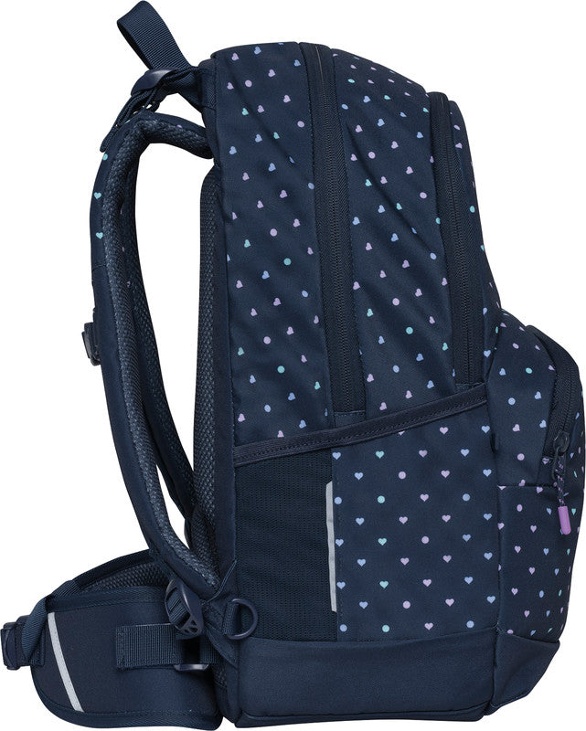 Beckmann Junior Sport Rucksack – Blue Hearts
