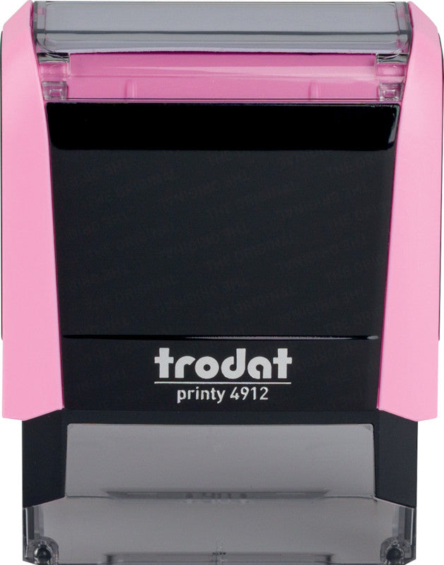 Trodat Motivstempel Printy 4912 – Motiv: zum Selbersetzen, Kunststoff, 47 × 18 mm