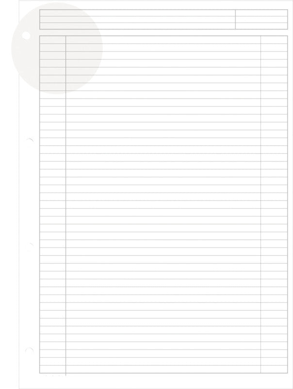 Oxford Collegeblock, 80 Blatt, 4-fach gelocht, perforiert, 80 g/m² – Orange, für SCRIBZEE App