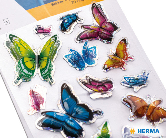 HERMA Schmucketiketten Magic – 84 × 120 mm – mehrfarbig – 16 Stk.